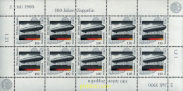 9919 MNH ALEMANIA FEDERAL 2000 CENTENARIO DEL ZEPPELIN - Neufs