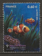 FRANCE Oblitéré 4647 Poisson Clown Hippocampe Feuille Série Nature Faune Marine - Used Stamps