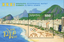 591078 MNH ARMENIA 2016 31 JUEGOS DE LA OLIMPIADA DE VERANO RIO 2016 - Arménie