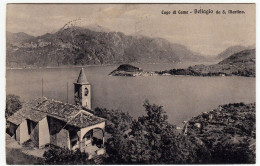 LAGO DI COMO - BELLAGIO DA S. MARTINO - 1918 - Vedi Retro - Formato Piccolo - Como