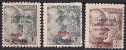 Spanish Guinea 1949 Sc 302-3 Ed 273-4 Set MNH** Both Overprint Spacings - Guinea Espagnole