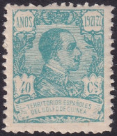 Spanish Guinea 1922 Sc 192 Ed 162 MNH** - Guinea Española