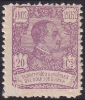 Spanish Guinea 1922 Sc 189 Ed 159 MNH** Some Perf Damage - Guinea Espagnole