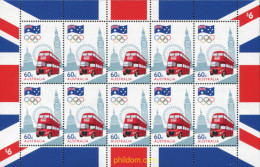 600034 MNH AUSTRALIA 2012 30 JUEGOS OLIMPICOS DE VERANO LONDRES 2012 - Mint Stamps