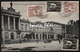 Porto * Hospital De Santo António * Circulado 1920 - Porto