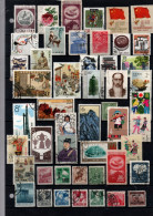 CHINA ASIA SMALL COLLECTION STAMPS USED, MH, MNH ON STOCK CARD - Andere & Zonder Classificatie