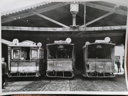 Romania Bucuresti Foto Presa Tramvaie / Depoul Tei Foto 24x18 Cm - Roumanie