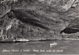 CARTOLINA  C14 ARBATAX-MARINA DI TORTOLI,NUORO,SARDEGNA-MONTE SANTO GROTTA DEI COLOMBI-MARE,VACANZA,NON VIAGGIATA - Nuoro