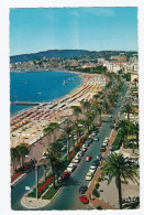 Cannes - Vue Panoramique Sur La Promenade De La Croisette Et Le Suquet - Cannes