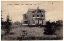 LONGONE AL SEGRINO (Prov. COMO) VILLA PARIANI - BIFFI - 1907 - Vedi Retro - Formato Piccolo - Como