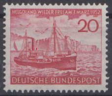 Deutschland Mi 152 Rückgabe Der Insel Helgoland - Hochsee- Fischdampfer - Unused Stamps