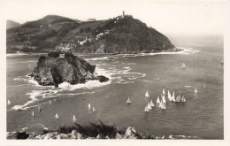 ESPAGNE - San Sebastian - Ile De Sainte Clara Et Mont Igueldo - Carte Postale Ancienne - Guipúzcoa (San Sebastián)