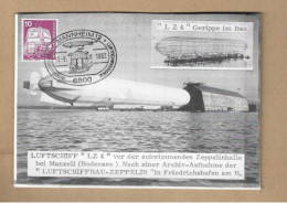 Los Vom 16.05 -  Sammlerkarte Aus Mannheim 1982  LZ Karte - Cartas & Documentos
