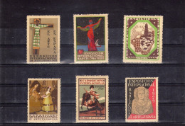 Spain 1929 - Barcelona Exposicion Internacional Barcelona 1929 Viñetas Mnh** - Automatenmarken [ATM]