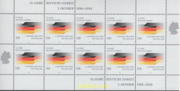 146776 MNH ALEMANIA FEDERAL 2000 10 ANIVERSARIO DE LA REUNIFICACION - Unused Stamps
