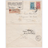 Moyen Congo - Lettre 1ère Liaison Postale Aèrienne Brazzaville Léopoldville 20/03/1930, Lartdesgents.fr - 1927-1959 Mint/hinged