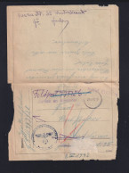 Dt. Reich Feldpost 1942 Zurück An Absender - Briefe U. Dokumente