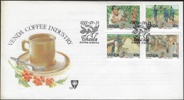 Afrique Du Sud Venda 1988 Y&T 167 à 170 Sur FDC. Industrie Du Café - Sonstige & Ohne Zuordnung