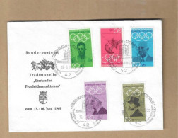Los Vom 16.05 -  Olympiadesatzbrief 1968 - Brieven En Documenten