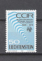 Liechtenstein 1979 CCIR Radio Communication ** MNH - Télécom