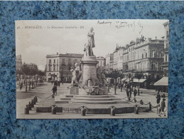 CPA  -  38 - BORDEAUX  - LE MONUMENT GAMBETTA - Bordeaux