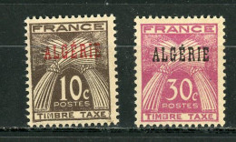 ALGERIE (RF) - T TAXE -   N° Yt 33+34 ** - Timbres-taxe