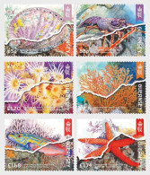 Guernsey Great Britain 2024 Europa CEPT Underwater Fauna & Flora Set Of 6 Stamps MNH - Maritiem Leven