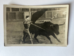 Carte Photo TAUREAU CORRIDA Picador   (REFCP1) - Stierkampf