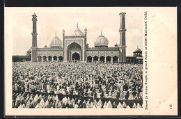 AK Delhi, Prayer In Juma Musjid  - India