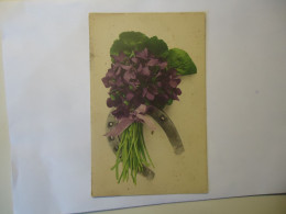 FRANCE    POSTCARDS  GREETING FLOWERS - Other & Unclassified