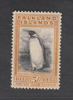 Îles Falkland 1933 Pingouins - Pingouins & Manchots