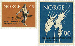 672769 HINGED NORUEGA 1959 CENTENARIO DE LA ESCUELA REAL SUPERIOR DE AGRICULTURA - Used Stamps