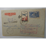 Réunion: Lettre  Réunion Paris 1938 Voyage D\'étude, Lartdesgents - Aéreo