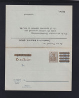 Dt. Reich GSK Mit Antwort Zudruck Reunion - Briefkaarten