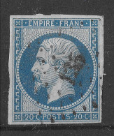 Lot N°58 N°14, Oblitéré PC 135 ARNAY-LE-DUC (20), Indice 4 - 1853-1860 Napoleon III