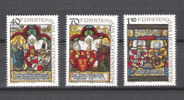 Liechtenstein 1979 Coat Of Arms - Stained Windows ** MNH - Unused Stamps