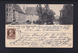Bayern AK Nürnberg 1914 An SMS Köln - Storia Postale