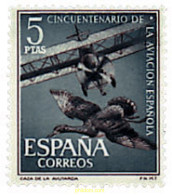 250109 MNH ESPAÑA 1961 50 ANIVERSARIO DE LA AVIACION ESPAÑOLA - Unused Stamps