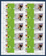 Argentina, 2002, MNH, Soccer World Cup, Complete Sheet, REVISE SHIPPING MODE (185) - 2002 – Südkorea / Japan