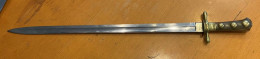 Хирш 3 клепки клин с большим долом Switzerland M1835-42 (T473) - Knives/Swords