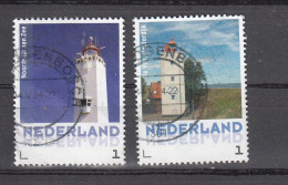 Nederland Persoonlijke Zegels: Vuurtoren Noordwijk + De Ven    Gestempeld - Used Stamps