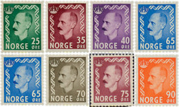 672758 HINGED NORUEGA 1955 REY HAAKON VII - Usati