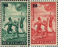 723158 HINGED NUEVA ZELANDA 1939 JUEGOS INFANTILES - Other & Unclassified