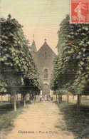 4V4Sb   91 Chevannes Place De L'église Toilée Colorisée - Other & Unclassified