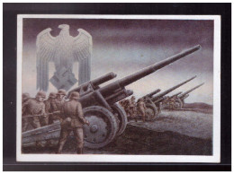 Dt- Reich (024217) Propagandakarte Die Deutsche Wehrmacht (Artillerie) Hoffmannkarte Gestempelt Prag 30.6.1943 - Guerre 1939-45