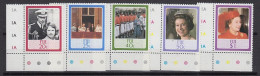 Fidji 1986 80th Birthday Queen Elizabeth 5v (corners)  ** Mnh   (59828A) - Fiji (1970-...)