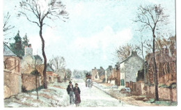 45 Louveciennes  - Carte Lettre En Deux Volets - La Route De Louveciennes - Pissaro - Louveciennes