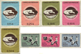 71767 MNH PARAGUAY 1962 COPA DEL MUNDO DE FUTBOL. CHILE-62 - Paraguay