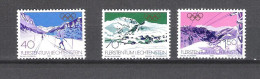 Liechtenstein 1979 Olympic Winter Games Lake Placid ** MNH - Winter 1980: Lake Placid