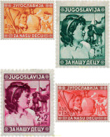 67136 MNH YUGOSLAVIA 1940 LA INFANCIA EN EL DEPORTE - Unused Stamps